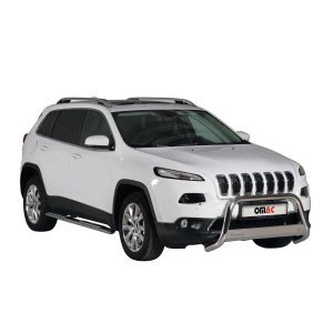 Jeep Cherokee Bull Bar - Omac - Steel - Silver - '14-'23